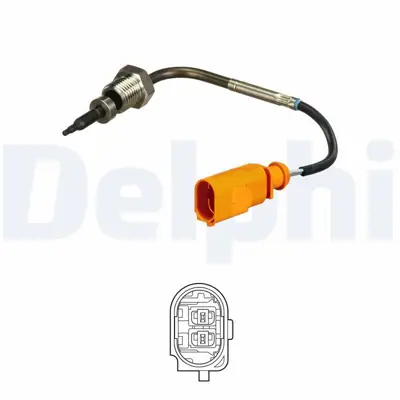 DELPHI TS30155 Egzoz Sıcaklık Sensoru G98 Touareg A4 A6 059906088K