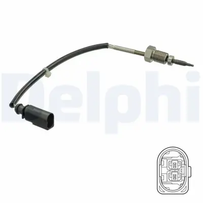 DELPHI TS30251 Egzoz Sıcaklıgı Sensoru Crafter 2,0 11> Amarok 2,0 11> Cnea Csha Cnfa Csna Cslc Cslb Csla 3L906088FQ