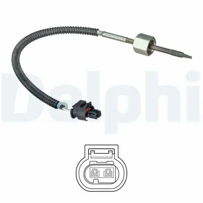 DELPHI TS30266 Egzoz Sıcaklık Sensoru E-Class W211 06>08 81532628, A0081532628, A0071538228, A0051538228, A0071538728, 71538728, 51538228, 71538228
