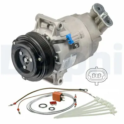 DELPHI TSP0155802 Kompresor - Opel Astra H - Zafıra Iı 1.9cdtı 04-04>11-09 R1580073