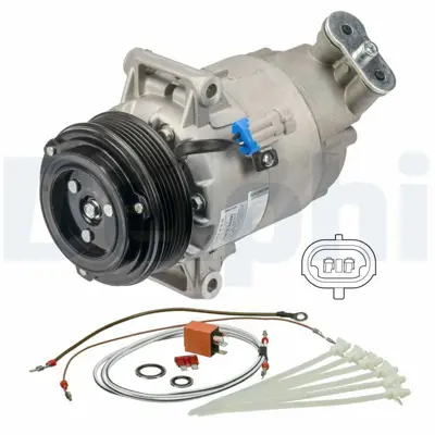 DELPHI TSP0155802 Kompresor - Opel Astra H - Zafıra Iı 1.9cdtı 04-04>11-09 R1580073