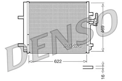 DENSO DCN10016 Condenser. Air Conditioning Ford Galaxy Iı 06-15 LR023921