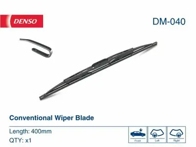 DENSO DM-040 Silecek Süpürgesı DC2867330, DD1467330, E22267330, EG2267330, G30767330A, GS1E67330, LC6467330, S05C67330, S09667330, SE1067330