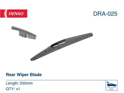 DENSO DRA-025 Silecek Süpürgesı Arka 38340-63J00