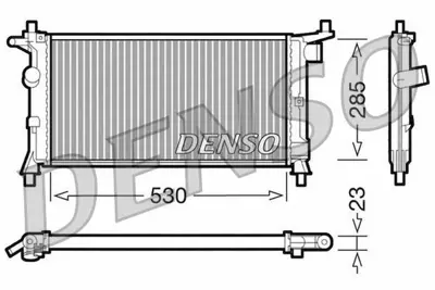 DENSO DRM20037 Radyatör Opel Corsa B Combo B 1.2-1.4 Manuel 90410047
