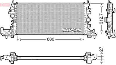 DENSO DRM20118 Radyatör. Motor Soğutması 39109109