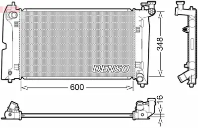 DENSO DRM50110 Radyatör. Motor Soğutması 164000D210