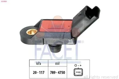 FACET 10.3056 Basınc Sensoru  307-407-607-807-C4-C5 I-Iı-Iıı-C6-C8-Xsara Pıcasso 1920AC