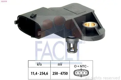 FACET 10.3110 Sarj Basınc Sensoru Ducato 2,8 Jtd Daıly 2P0906051