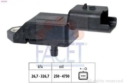 FACET 10.3134 Basınc Sensoru 207-208-407-2008-C3 Iı-C5 Iı-Iıı 1.4hdı 2.2hdı 1920LH