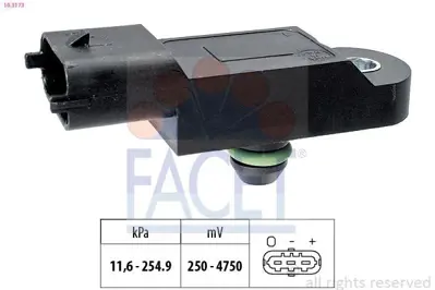 FACET 10.3173 Basınc Sensoru Clıo Iıı 1.2 16v 07>laguna Iı Iıı 2.0 16v - Megane I 1.4 16v 1.6 16v 223658570R