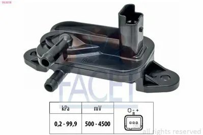 FACET 10.3316 Dpf Basınc Sensoru Daıly Iv V Vı 06> Ducato Boxer Jumper 06> Karsan Jest J10> F1a F1c 1623137380, 5801792376, 9645022680