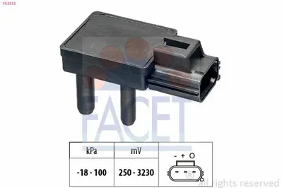 FACET 10.3332 Katalızator Sensor Dps Connect 02>12 V,347 06>14 Jumper Iıı- Boxer Iıı 2.2 Hdı 1606610880