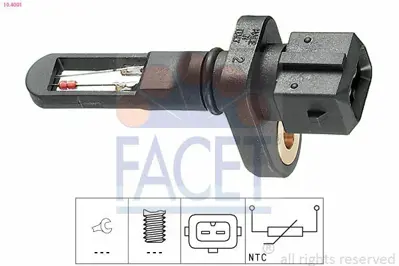 FACET 10.4001 Motor Sıcaklık Sensoru Passat Audı A4 A6 Skoda Octavıa 1.8 T Aeb Awt 58905379