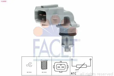 FACET 10.4005 Hararet Musuru Kangoo Clıo Megane Fluence Logan Trafıc 1,4 - 1,6 - 2,0 C4 C5 Partner P206 P306 P307  19201J