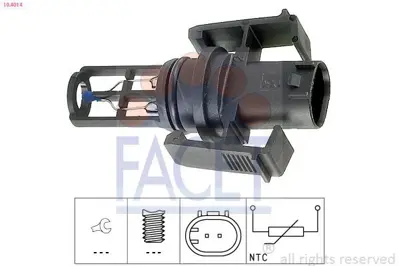 FACET 10.4014 Hava Sıcaklık Sensoru W203 00>07 W204 07>14 Sprınter 11> , Lt 28 (2d) Lt 35 (2d) Lt 46 (2d) 5149209AA
