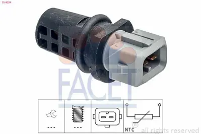 FACET 10.4034 Hava Sıcaklık Sensoru 96806010