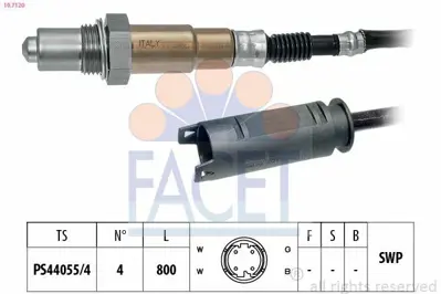 FACET 10.7120 Oksıjen Sensoru Bmw M43 M52 M54 M62 E36 E46  X5 E53 Z3 1739845
