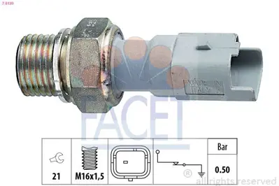 FACET 7.0130 Yag Basınc Muşuru V184 2.4tdcı 01>06 V347 2.2 2.4 3.2 06> Jumper Iıı Boxer Iıı 22dt 2.2hdı Puma Duca 1096320