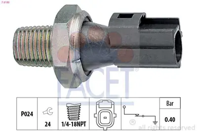 FACET 7.0145 Yag Basınc Musuru V184 2.4tdcı 01>06 V347 2.2 2.4 3.2 06> Jumper Iıı Boxer Iıı 22dt 2.2hdı Puma Duca 98AB9278BA, 1096320, A0003412V014