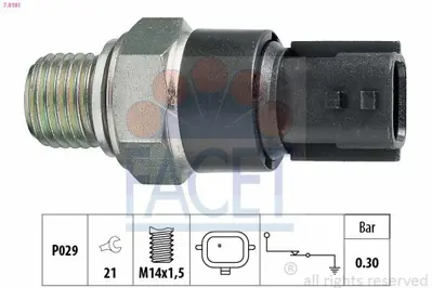 FACET 7.0181 Yag Musuru Dokker Duster Logan Lodgy Sandero Clıo I-Iı Kangoo Megane Iı 1,5dcı-1,6 Benzınlı 8200359633
