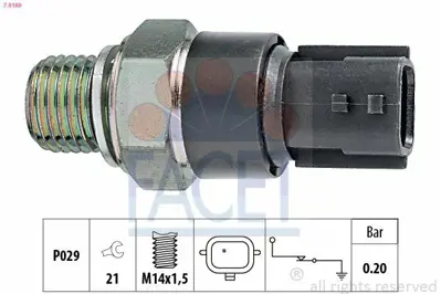 FACET 7.0189 Yag Musuru Logan Sandero -Duster 8200671274