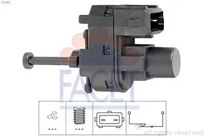 FACET 7.1111 Fren Musuru Fıesta V Focus Fusıon Mondeo 1,2 - 1,3 - 1,4 - 1,4tdcı - 1,6tdcı - 1,8 - 2,0>04 C2S3680, DD1466490, YS4Z13480AA