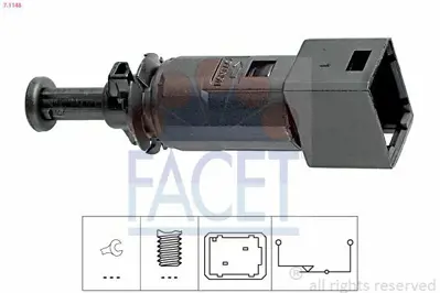 FACET 7.1148 Fren Musuru Sıyah (2 Fıs) Master-Movano-Vıvaro-Clıo Iı-Kangoo-Twıngoo-Logan-Prımstar 4414063