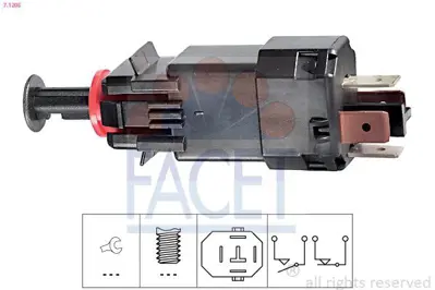 FACET 7.1205 Fren Müşürü Corsa C-Combo C-Meriva A 3774086G10, 3774086G10000, 6240289