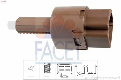 FACET 7.1276 Fren Pedal Musuru Qashqaı J10 1,5dcı 2007 2012 Mıcra 1,5dcı 2003 2010 Note 1,5dcı 2006 2012 25320BC60A
