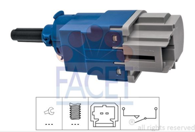 FACET 7.1291 Debriyaj Pedal Kontaktoru Clıo Iv Lodgy Logan Trafıc Iıı 253255192R