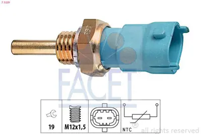 FACET 7.3239 Sıcaklık Sensoru Alfa 156 1.8 16v 1338467