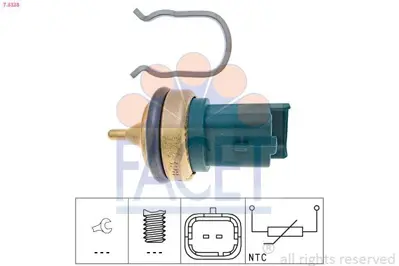FACET 7.3328 Termostat Musuru Berlıngo Iı P206 P207 P307 Partner Iı P308 P206+ (T3e) Plus C2 C3 C3 Iı C4 Xsara Iı 13627535068, 1338F3, 1338F8, 96566364, 7535068, 96556364, 9656636480, V7535068, 9810048680
