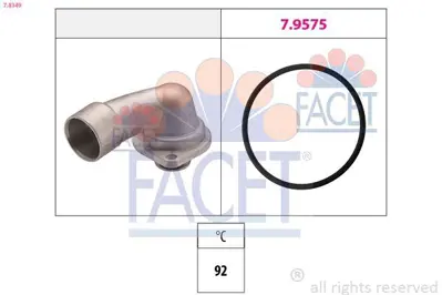 FACET 7.8349 Termostat (92°) Vectra A Vectra B Vectra C Sıgnum Omega B X25xe Z32se 1338014