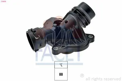 FACET 7.8636 Termostat BMW M47 M57 E90 E87 E46 E91 E92 E93 E60 E61 E64 E65 E83 E70 11517787052