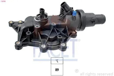 FACET 7.8706 89c Termostat  Komple K4m Kangoo Clıo Clıo Iıı Megane Iı Fluence Modus Scenıc Iı 8200561426