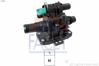 FACET 7.8708 Termostat Yuvası Komple 308 Partner Tepee - Berlıngo Iıı - Focus Iıı Cb8 11>14 1.6 Tdcı Focus Iııı 1336X2