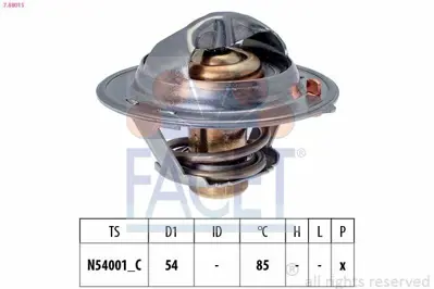 FACET 7.8801S Termostat Accent Era 1,5 Crdı 2006 -> Getz 1,5 Crdı 2006 -> I30 1,6 Crdı 2007 -> - Ceed 1,6 Crdı 20 255002A000