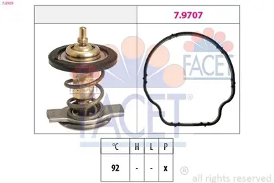 FACET 7.8929 Termostat 92 °c (Om642) C218 13>17 W212 11>15 W222 13>17 Vıto W639 10> 6422000715, A6422000215, 6422002815, A6422000715, A6422001915, A6422002315, 6422002315, 6422001915, A6422002815, 6422002015