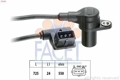 FACET 9.0130 Krank Sensoru Bmw M50 3-E36-5-E34 9395 1726065