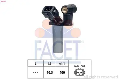 FACET 9.0307 Motor Devır Pozısyon Sensoru 22dt Puma (2,2hdı 16v) Mondeo Iıı 2,0tdcı 00>07 Transıt V184 2,0tdcı 1143723