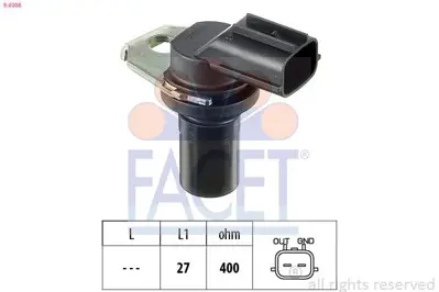 FACET 9.0308 Eksantrik Mıl Sensoru Ford Focus I 98<04 1.6  Focus Iı 1.6 Tı -1.6 Tdcı  04>11 Fıesta 1.4tı 14.-1.6  XS4P7M101AB