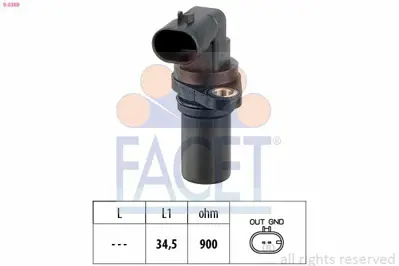 FACET 9.0389 Devır Sensor Alfa 147 156 Spıder 1.6 - 1.8 - 2.0 46798363, 68178498AA, 1920C3