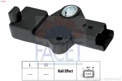 FACET 9.0671 Krank Mılı Sensörü 308-3008-407-508-5008-Expert-Rcz-C4 Iı-C5 Iıı-Ds4-Ds5-Jumpy 2.0hdı 1920Q