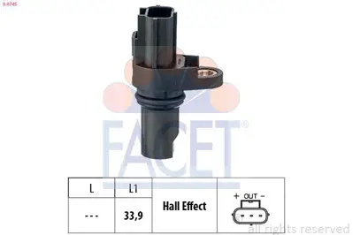 FACET 9.0745 Krank Mıl Sensoru Ford Transıt V184 V348 2.4 Tdcı 06>11 2S6T9E731AA