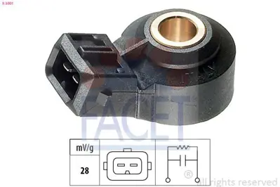 FACET 9.3001 Vuruntu Sensoru W202 93>00 W203 02>07 W204 07>14 C219 04>10 W211 02>08 W212 09>15 W140 93>98 Sprınte 2576032A