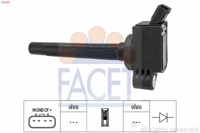 FACET 9.6545 Ateşleme Bobini Toyota Chr 1.2 2016-> 9091902271
