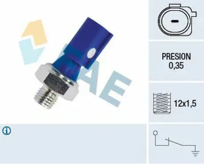 FAE 12841 Yag Basınc Sensoru A-Class W169 04>12 B-Class W245 05>11 , Smart Fortwo Coupe (451) 09> 51530428, 51537828, A0051530428, A0051537828, MN960021