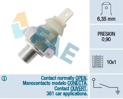 FAE 12930 Yağ Basınç Müsürü 068919081C