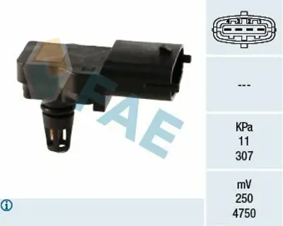 FAE 15036 Map Sensörü Insignia A Astra J A13dt A14net 55568175, 55206797, 24459853, 1235029, 1571530128, A1571530128, WE0118211, 37830RBDE014, 37830RBDE01, 37830RBDE013M4